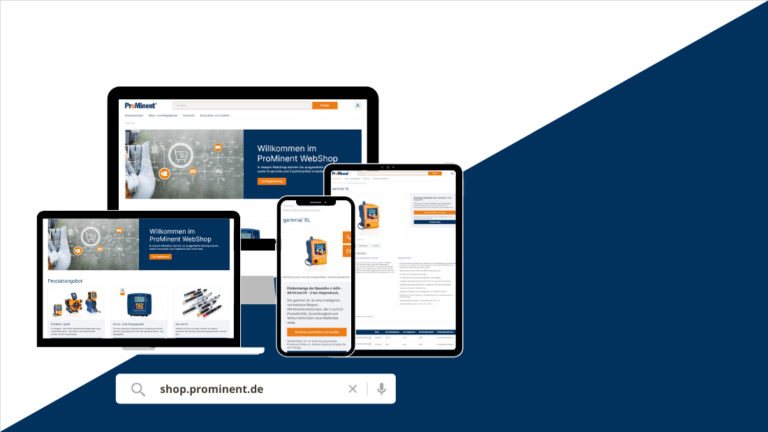 ProMinent stellt neuen WebShop für den deutschen Markt vor
