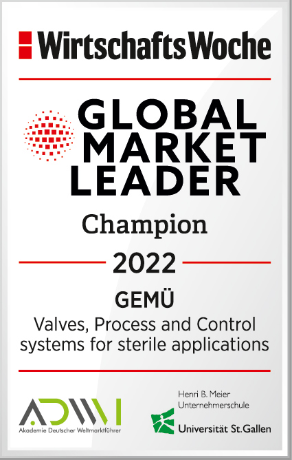 GEMÜ Honoured as “Global Market Leader” for the Sixth Time in a Row