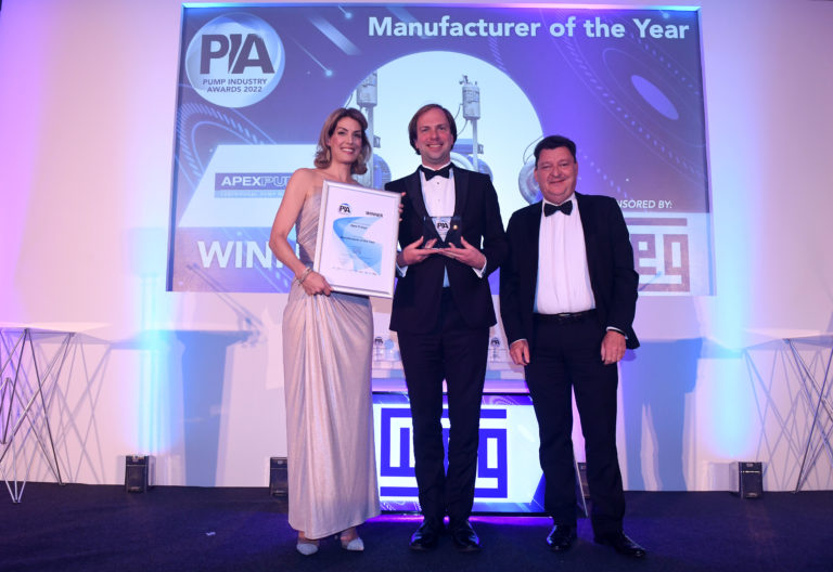 Apex Pumps – Manufacturer of the Year at the BPMA’s Pump Industry Awards 2022