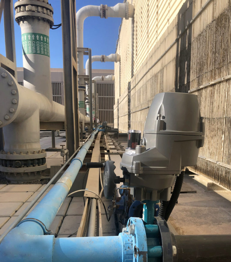 196 AUMA PROFOX actuators for Dubai cooling plant