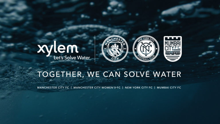 Le Manchester City FC et Xylem prolongent leur partenariat mondial pluriannuel pour relever les défis de l’eau