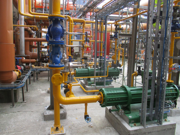 Spaltrohrmotorpumpen im Einsatz in einer petrochemischen Anlage in Süd-Ost Norwegen