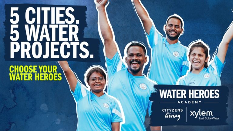 Manchester City And Xylem Call to Vote for Young Water Heroes Tackling Global Water Issues