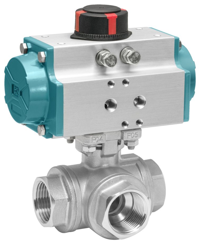 New GEMÜ BB07 3/2-way ball valve
