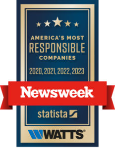 Watts Water Technologies Named One of   “America’s Most Responsible Companies   2023” by Newsweek