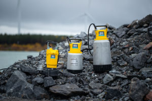 Las bombas sumergibles Atlas Copco WEDA permiten operaciones críticas en una mina sueca subterránea