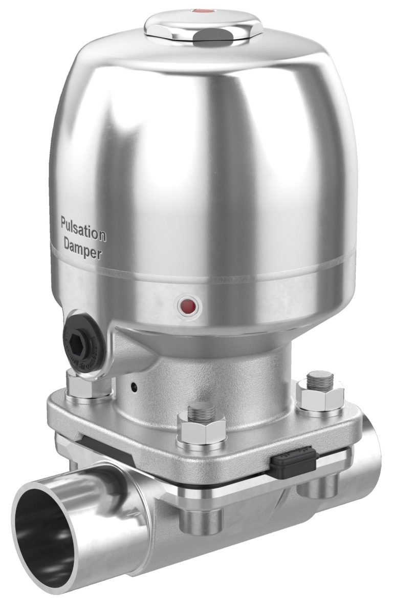 The GEMÜ 652 pulsation damper:The hygienic solution to pressure surges in plants