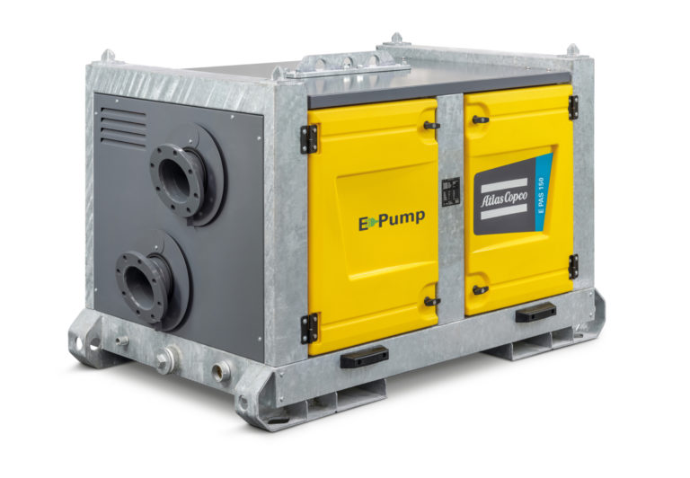 Atlas Copco Launches a Fully Electric Range of Self-Priming Dewatering Pumps
