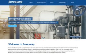 Europump presenta un sito web elegante e facile da usare