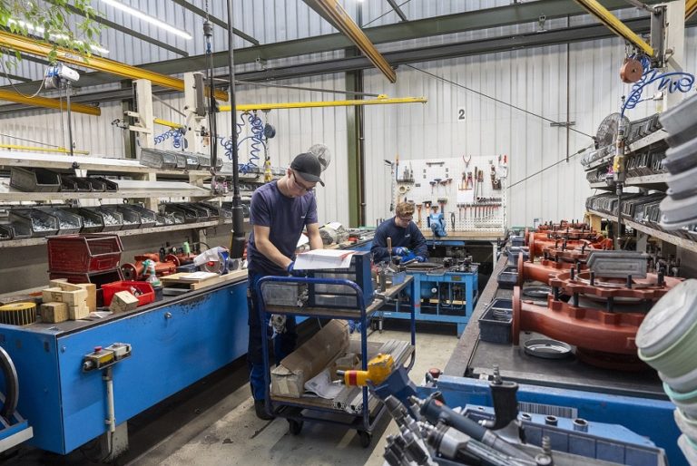 KSB plant Modernisierung der Eta-Fertigung in Frankenthal