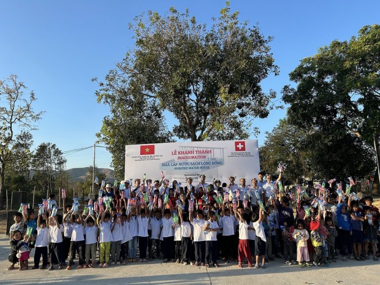 Erfolgreicher Abschluss von Spendenaktion: Drittes Wasserhaus in Vietnam eröffnet