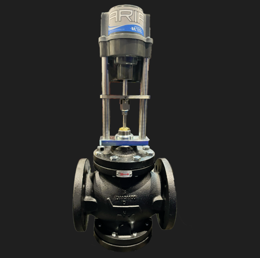 Electrically Actuated Control Valves with ARIA Series Actuator for Water Heater Applications