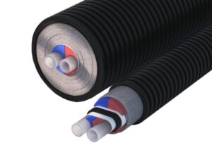 Smaller Jacket Size, Good Heat Loss Performance: Uponor Ecoflex VIP Pipes