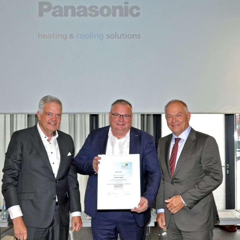 Panasonic Heating & Ventilation Air-conditioning Europe ist neues BTGA-Fördermitglied