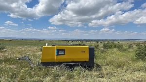 Portable Air Compressor Powers Reliable Water Well Drilling in Rural Spain