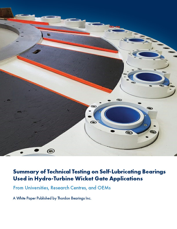 Independent Research Verifies Wicket Gate Endurance for ThorPlas-Blue Bearings