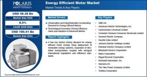 Energy Efficient Motor Market Size Worth USD 100.41 Billion by 2034