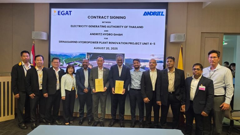 Thailand’s EGAT Selects ANDRITZ to Modernize Srinagarind Hydropower Plant