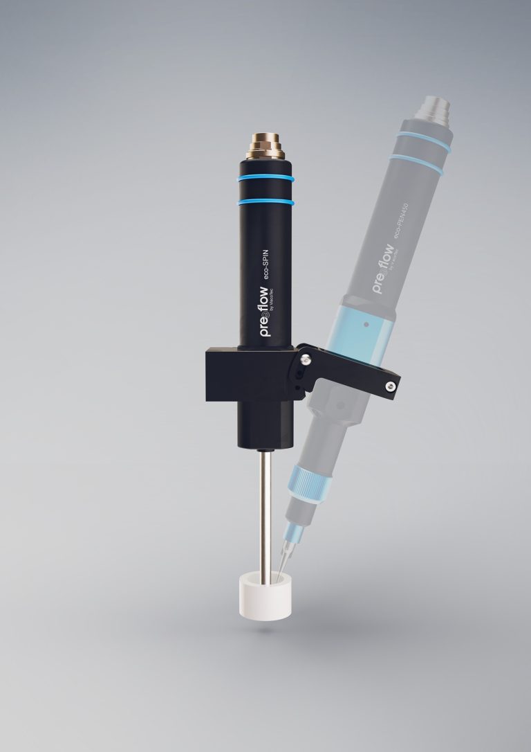 For Precisely Coated Interior Geometries: preeflow Introduces eco-SPIN Dispensing Solution