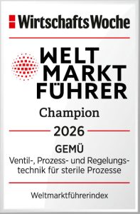 Ein Jahrzehnt an der Spitze: GEMÜ zum zehnten Mal in Folge Weltmarktführer