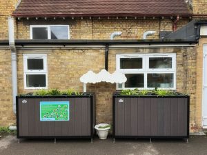 Sustainable Drainage Planters Minimise Flooding at Oxford School