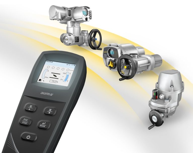 Power in the Pocket: New Remote Control for AUMA Actuators