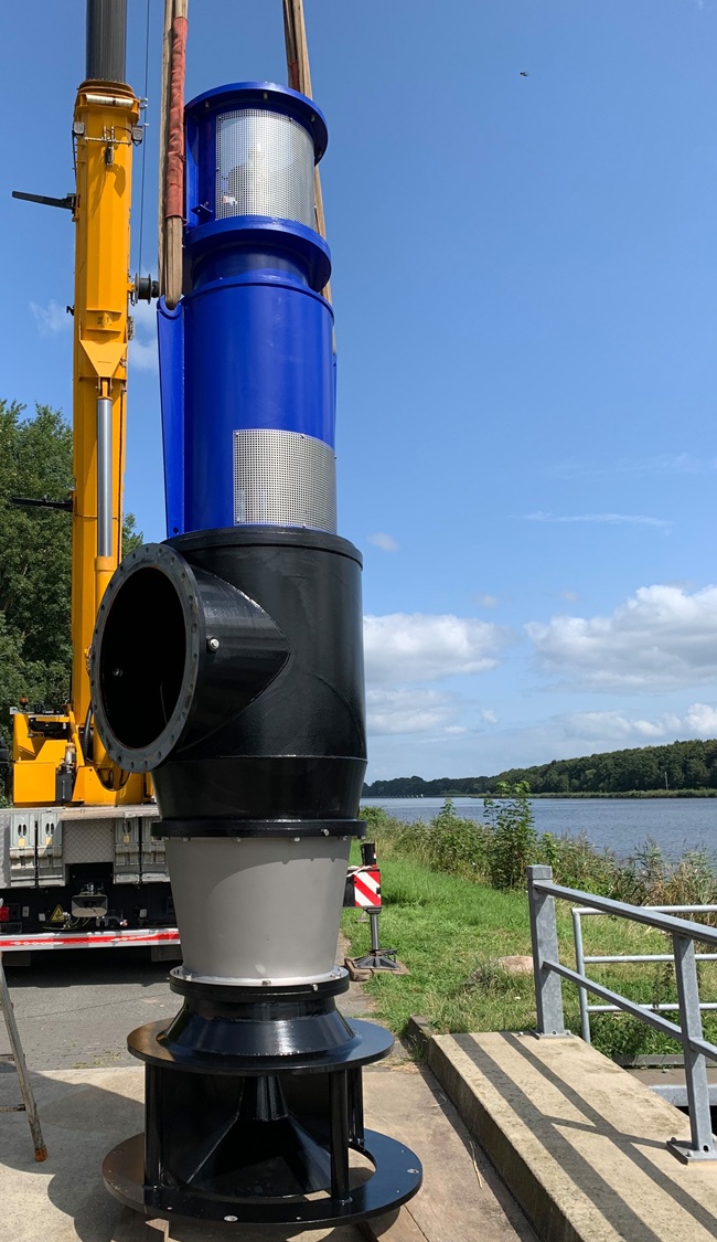 Pump’s Hydraulic System Unites Flood Control with Fish Protection